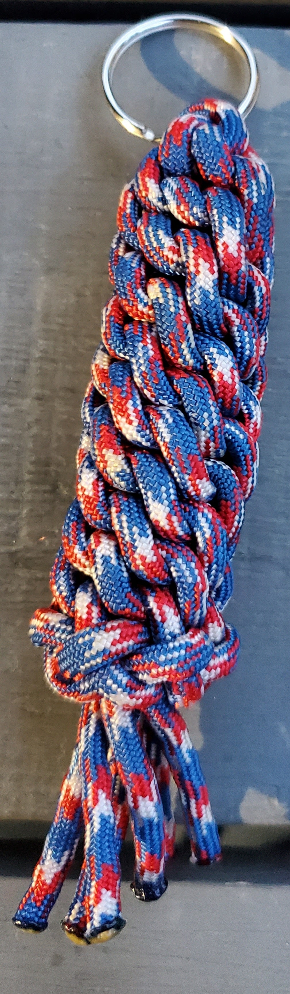 Multiple Color Paracord Stash Keychain