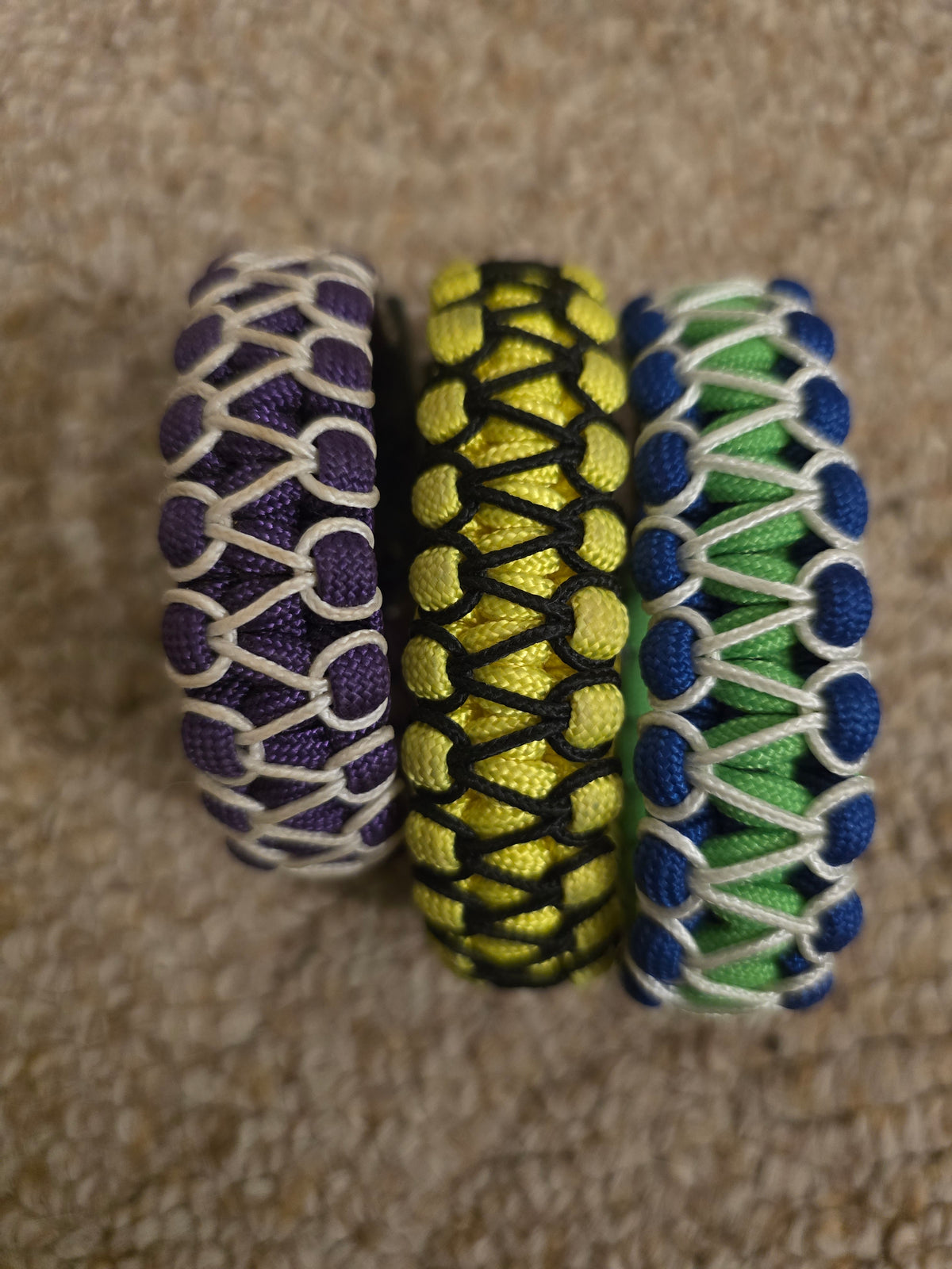 Stitched Cobra/Solomon Paracord Bracelet