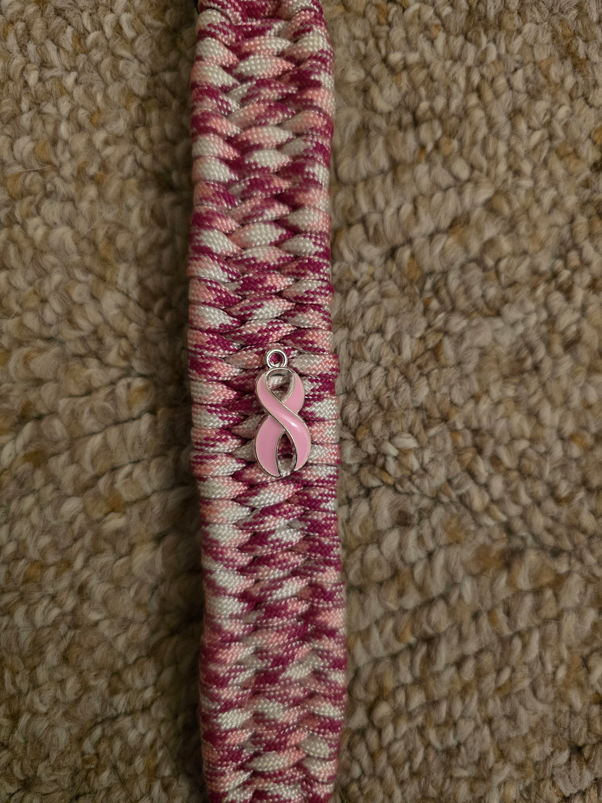 Breast Cancer Awareness Bracelet with Ribbon