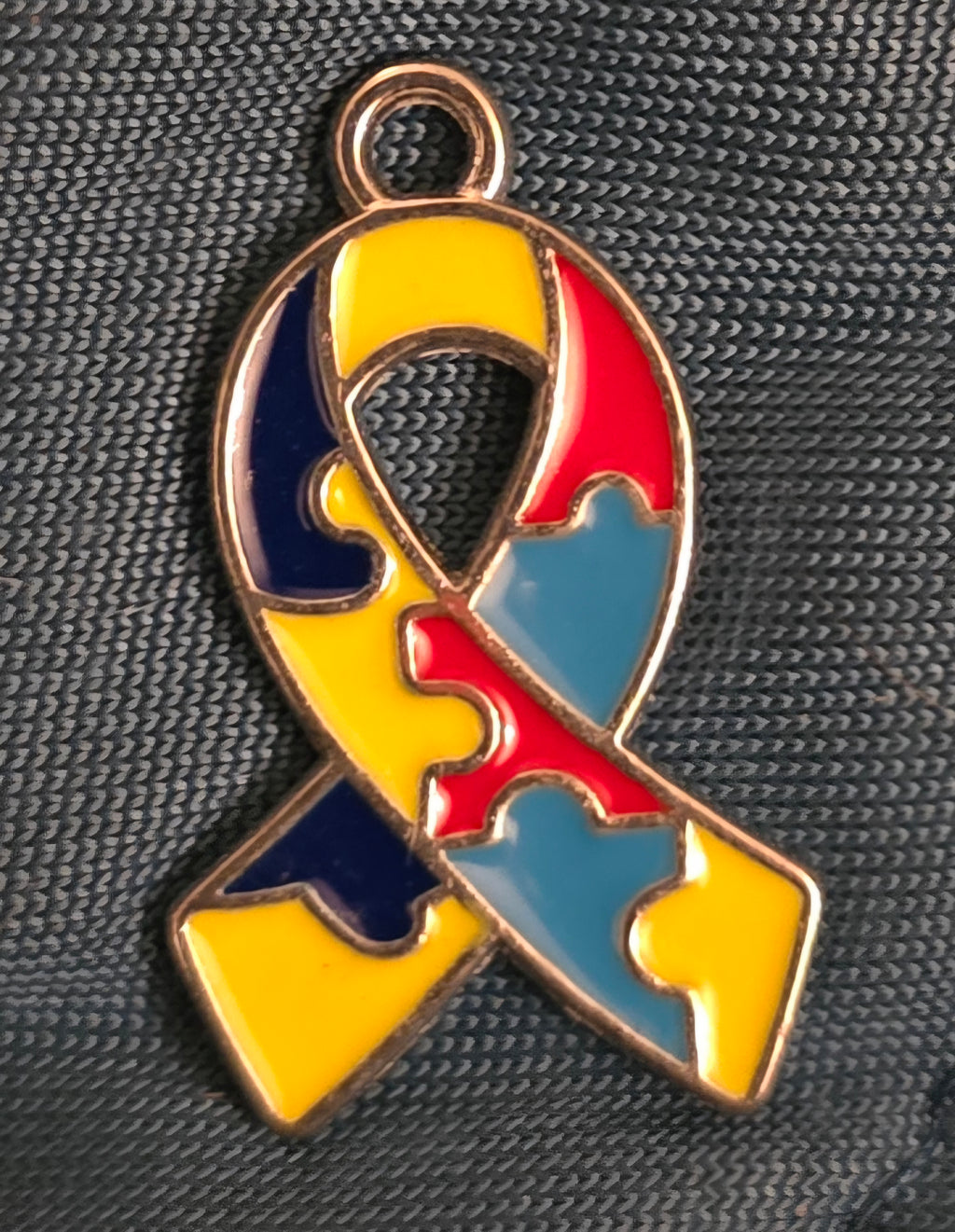 Autism Awareness Bracelet with Ribbon
